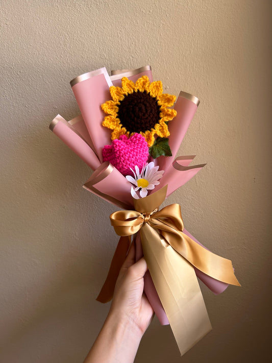 Girasol y tulipán 💗